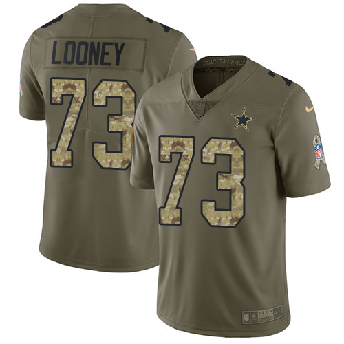 2018 Dallas Cowboys Joe Looney #73 Game Issued Navy Practice Jersey 54 34