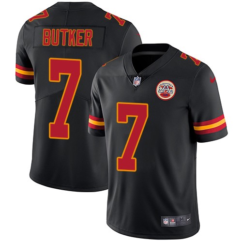 Elite Men's Harrison Butker Red Home Jersey - #7 Football Kansas City  Chiefs Vapor Untouchable Size 40/M