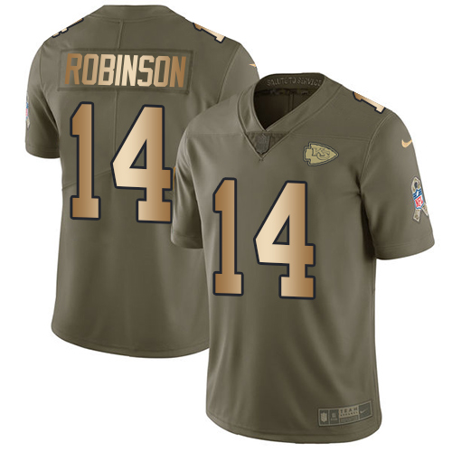 DeMarcus Robinson Kansas City Chiefs Jersey #11 Limited Camo Salute to Service 2020 Super Bowl Liv 54th 2018